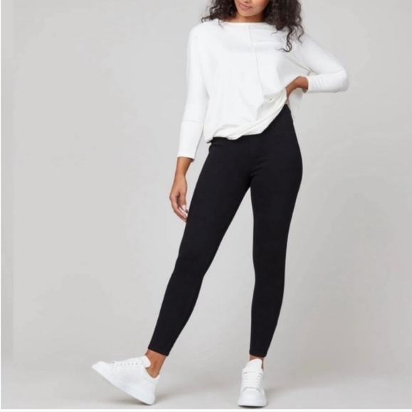 SPANX Jean-ish Ankle Jeangins in Black Size Small - Picture 4 of 16